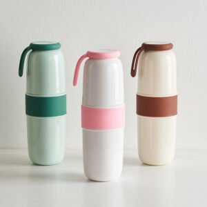 Travel Wash Cup in Cream Style
