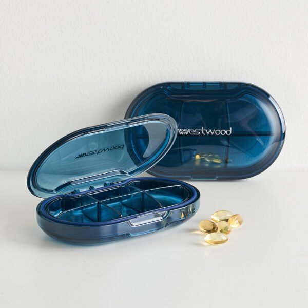 Portable Six-Compartment Sealed Pill Box - Image 3