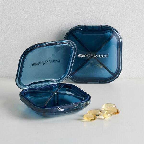 Portable Four-Compartment Sealed Pill Box - Image 2