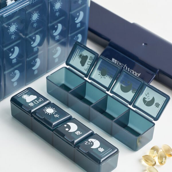 Portable 7-day Sealed Medicine Box - Image 3