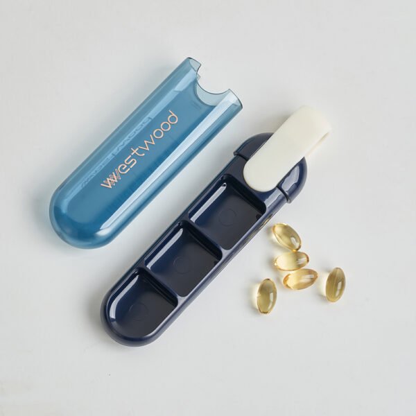 Portable Three-Compartment Pill Box - Image 2