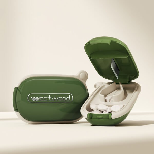 Portable Pill Cutter and Storage Box - Image 2